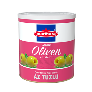 Grüne Oliven (Salzarm & Entsteint)