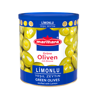 Grüne Oliven (Mit Zitronen)